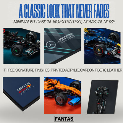 Acrylic Carbon Fiber Black Wall Mount Display Frame for LEGO Lamborghini Sian 42115