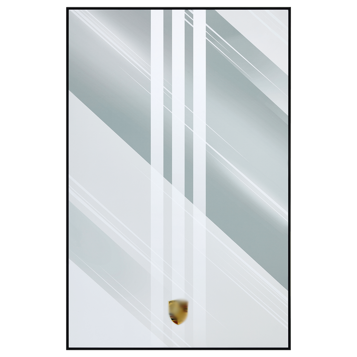 Acrylic Top-Speed Wall Mount Display for LEGO® Technic™ Porsche White