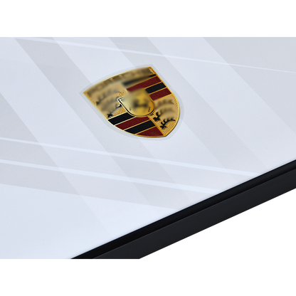Acrylic Top-Speed Wall Mount Display for LEGO® Technic™ Porsche White