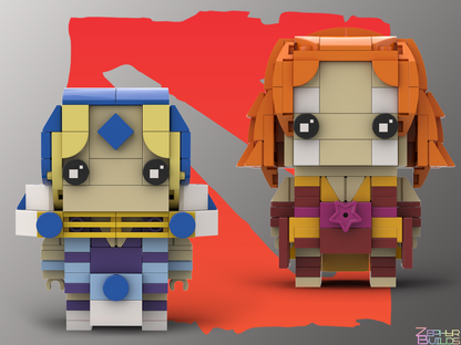 MOC DOTA 2 Character Brick Sets with Instructions Brickheadz