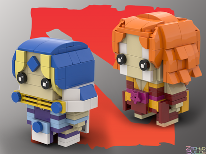 MOC DOTA 2 Character Brick Sets with Instructions Brickheadz