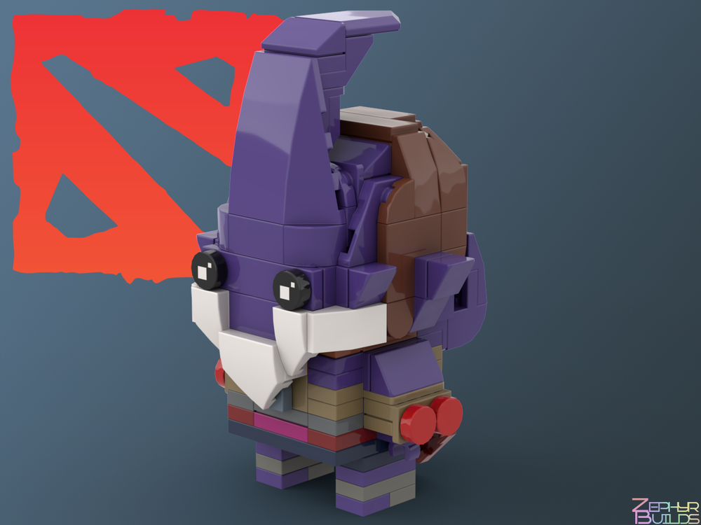 MOC DOTA 2 Character Brick Sets with Instructions Brickheadz