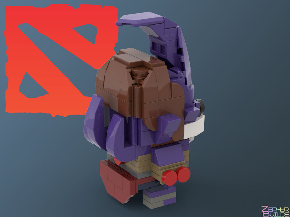 MOC DOTA 2 Character Brick Sets with Instructions Brickheadz