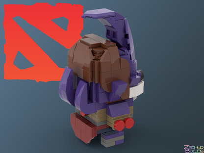 MOC DOTA 2 Character Brick Sets with Instructions Brickheadz