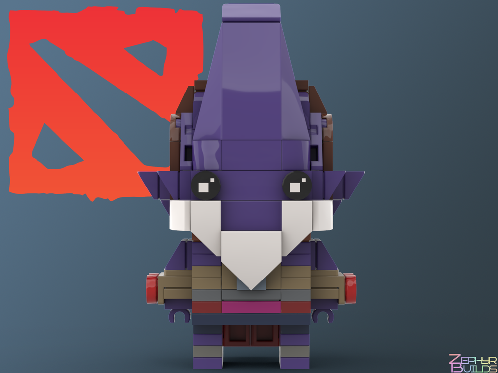 MOC DOTA 2 Character Brick Sets with Instructions Brickheadz