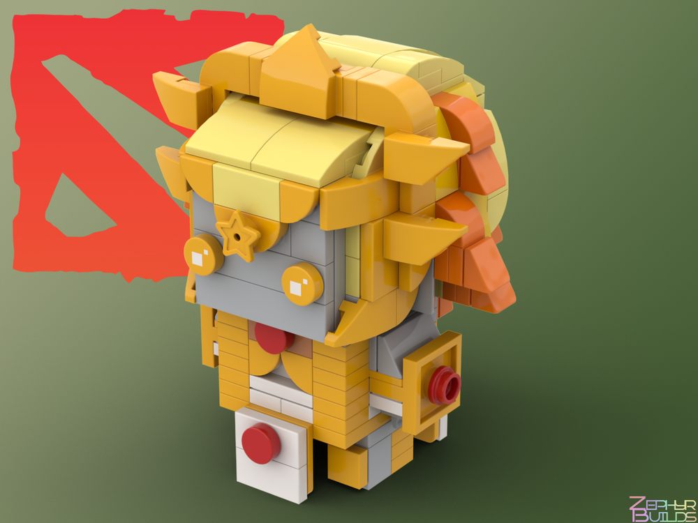 MOC DOTA 2 Character Brick Sets with Instructions Brickheadz