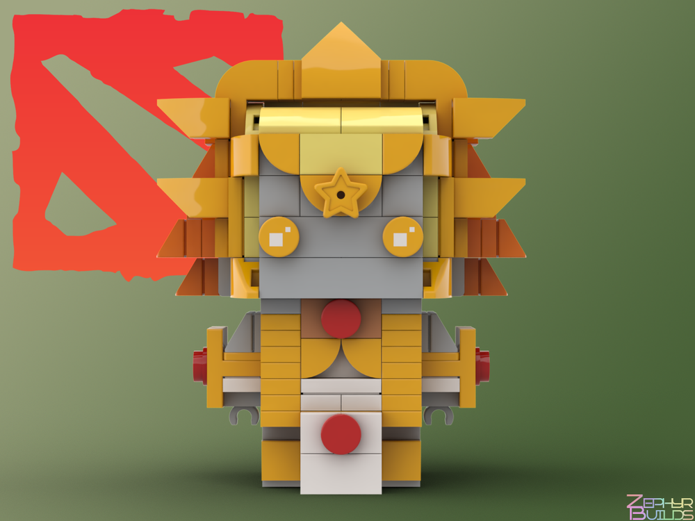MOC DOTA 2 Character Brick Sets with Instructions Brickheadz
