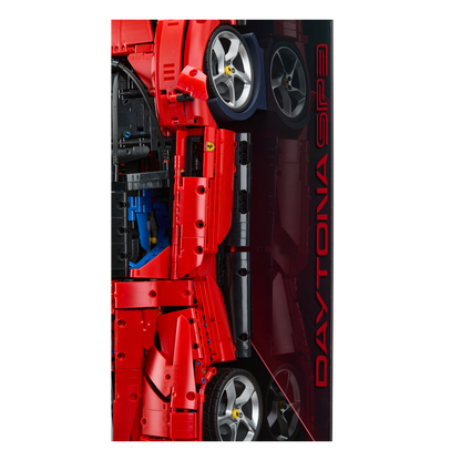 Acrylic Slim Wall Mount Display for LEGO® Technic™ Ferrari Daytona SP3 42143