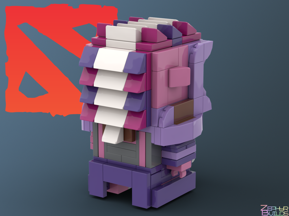 MOC DOTA 2 Character Brick Sets with Instructions Brickheadz