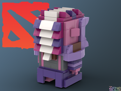 MOC DOTA 2 Character Brick Sets with Instructions Brickheadz
