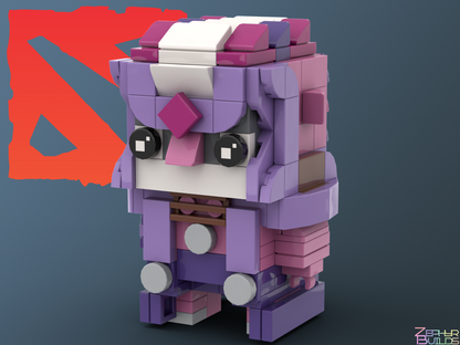 MOC DOTA 2 Character Brick Sets with Instructions Brickheadz