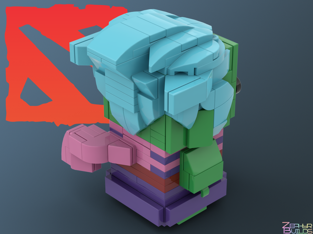 MOC DOTA 2 Character Brick Sets with Instructions Brickheadz