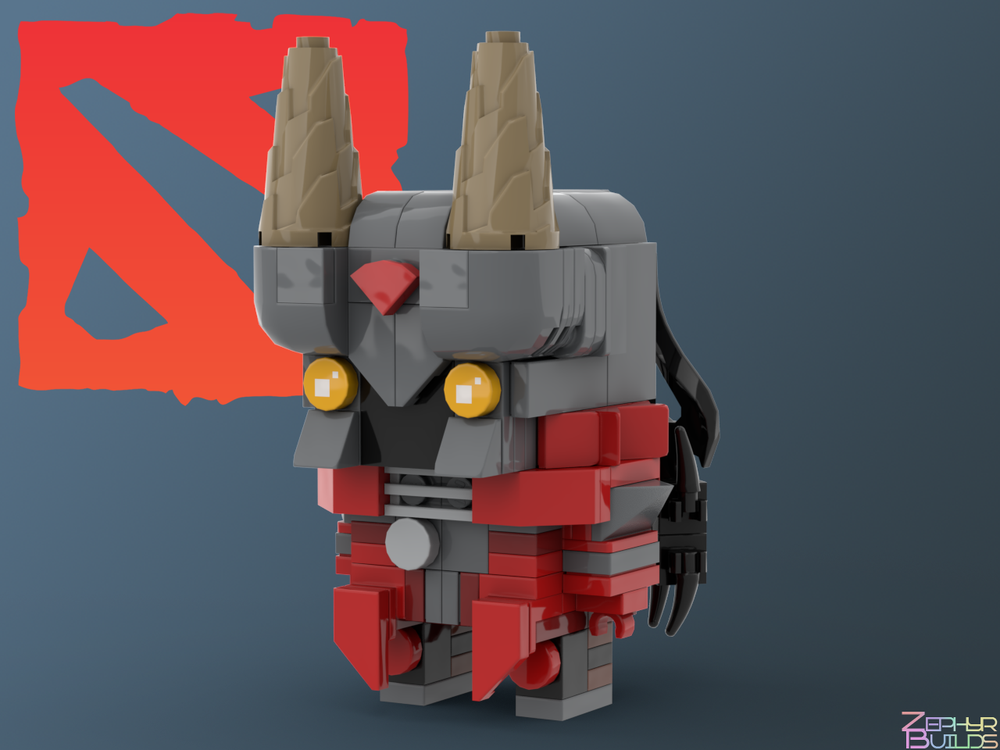 MOC DOTA 2 Character Brick Sets with Instructions Brickheadz