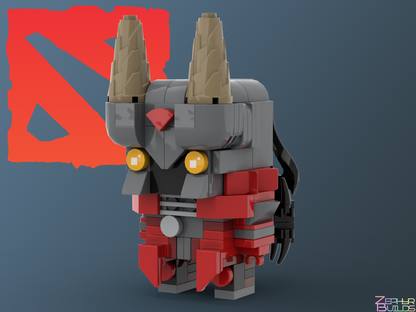 MOC DOTA 2 Character Brick Sets with Instructions Brickheadz