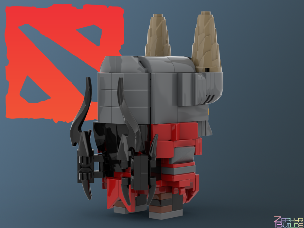 MOC DOTA 2 Character Brick Sets with Instructions Brickheadz