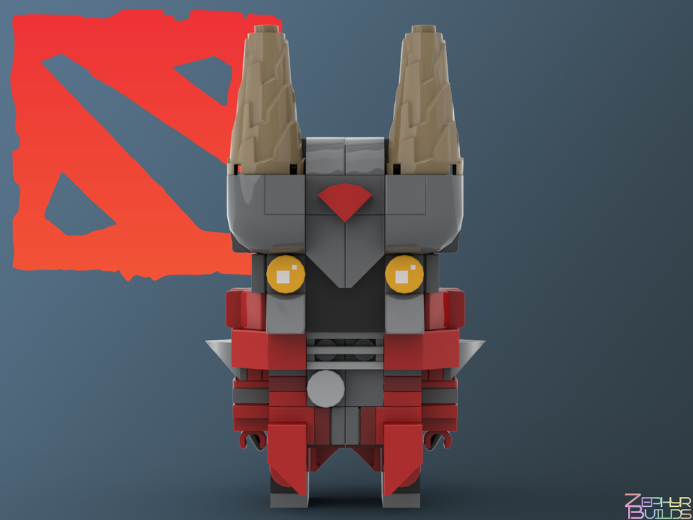 MOC DOTA 2 Character Brick Sets with Instructions Brickheadz