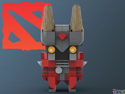 MOC DOTA 2 Character Brick Sets with Instructions Brickheadz