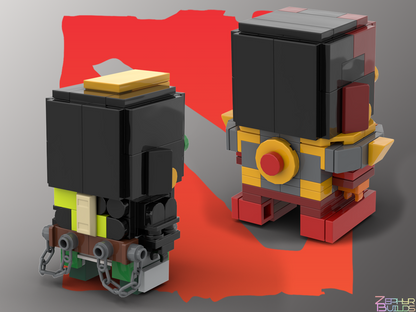 MOC DOTA 2 Character Brick Sets with Instructions Brickheadz
