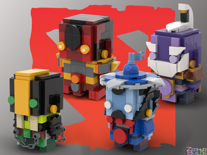 MOC DOTA 2 Character Brick Sets with Instructions Brickheadz