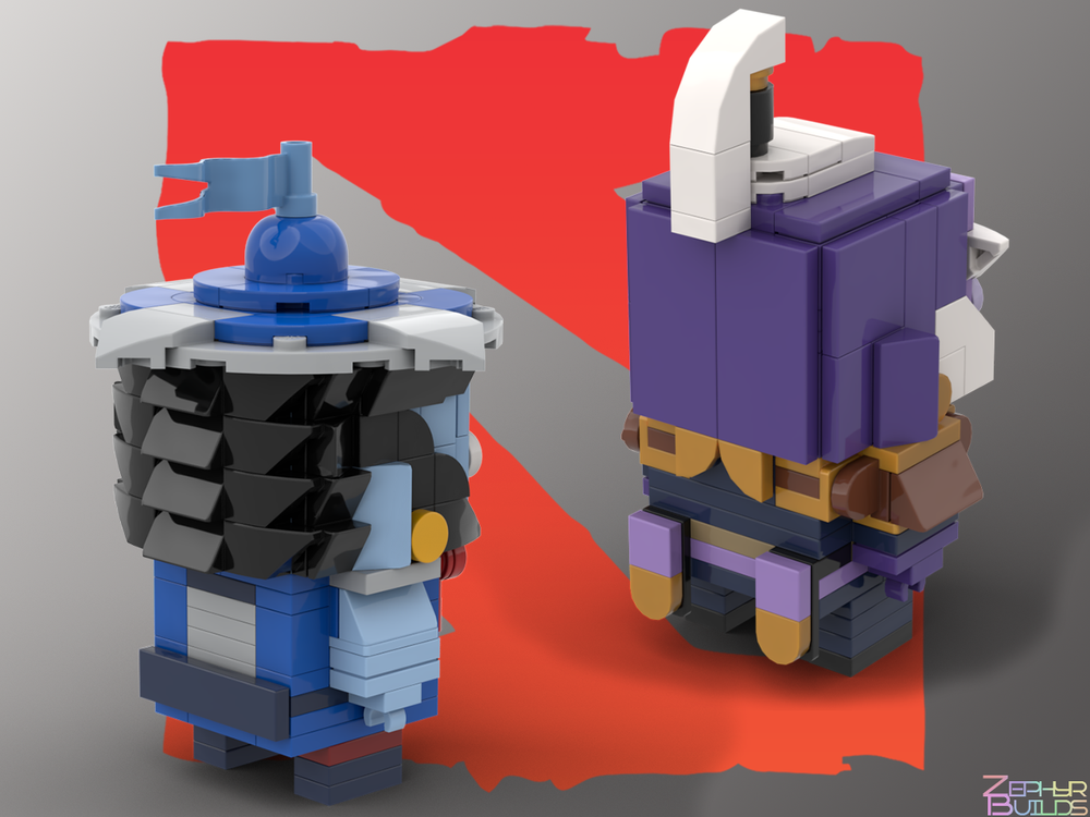 MOC DOTA 2 Character Brick Sets with Instructions Brickheadz