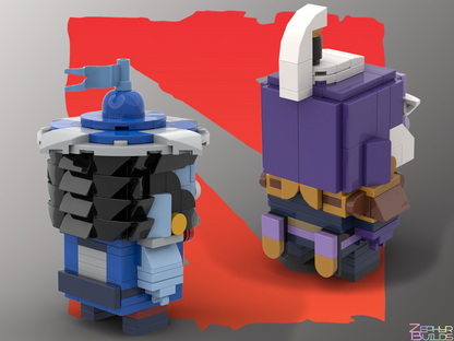 MOC DOTA 2 Character Brick Sets with Instructions Brickheadz