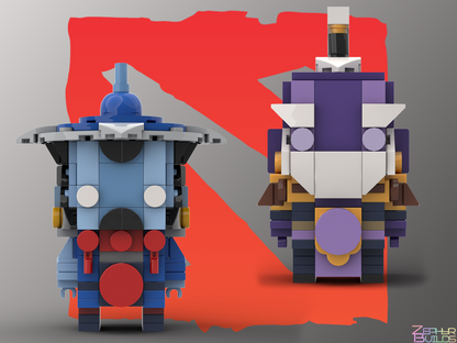 MOC DOTA 2 Character Brick Sets with Instructions Brickheadz