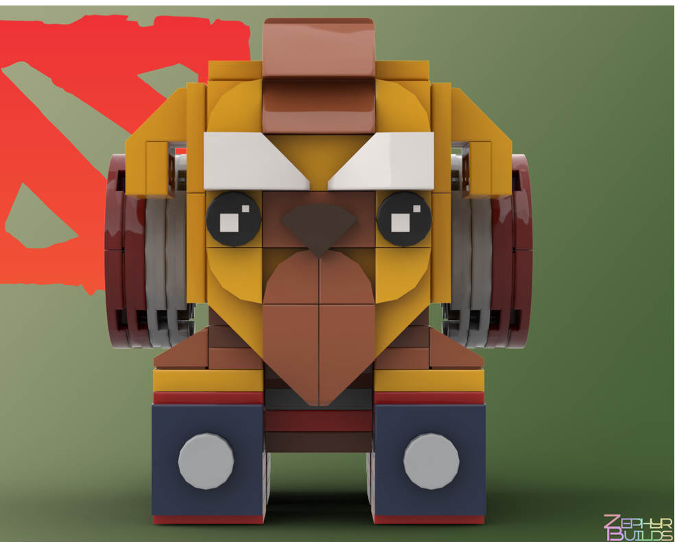 MOC DOTA 2 Character Brick Sets with Instructions Brickheadz