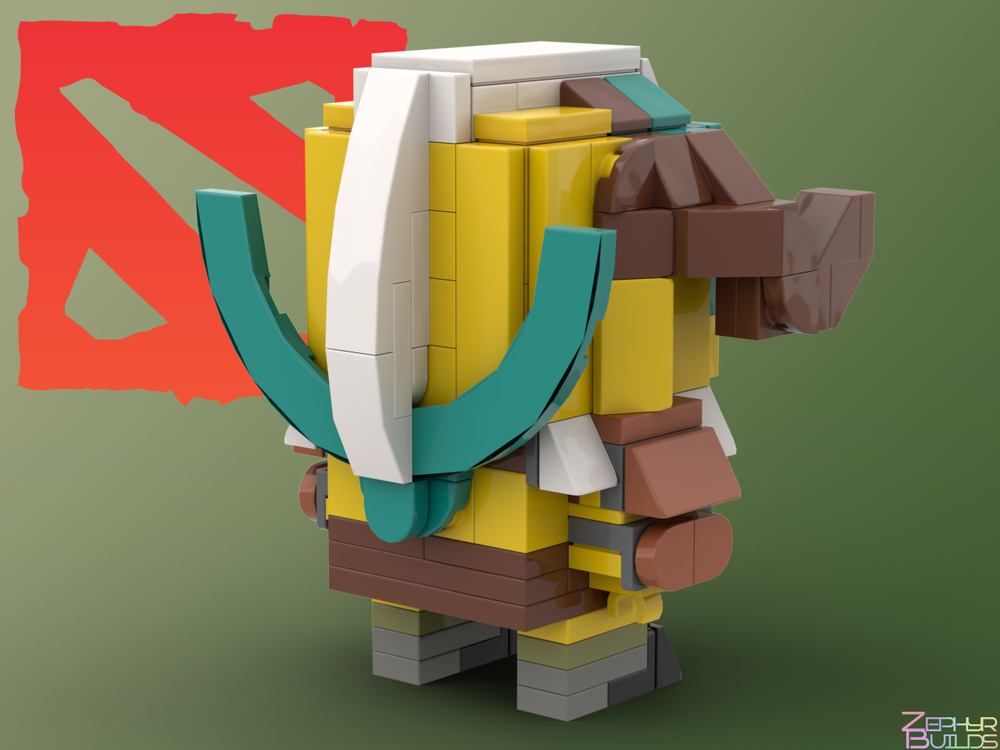 MOC DOTA 2 Character Brick Sets with Instructions Brickheadz