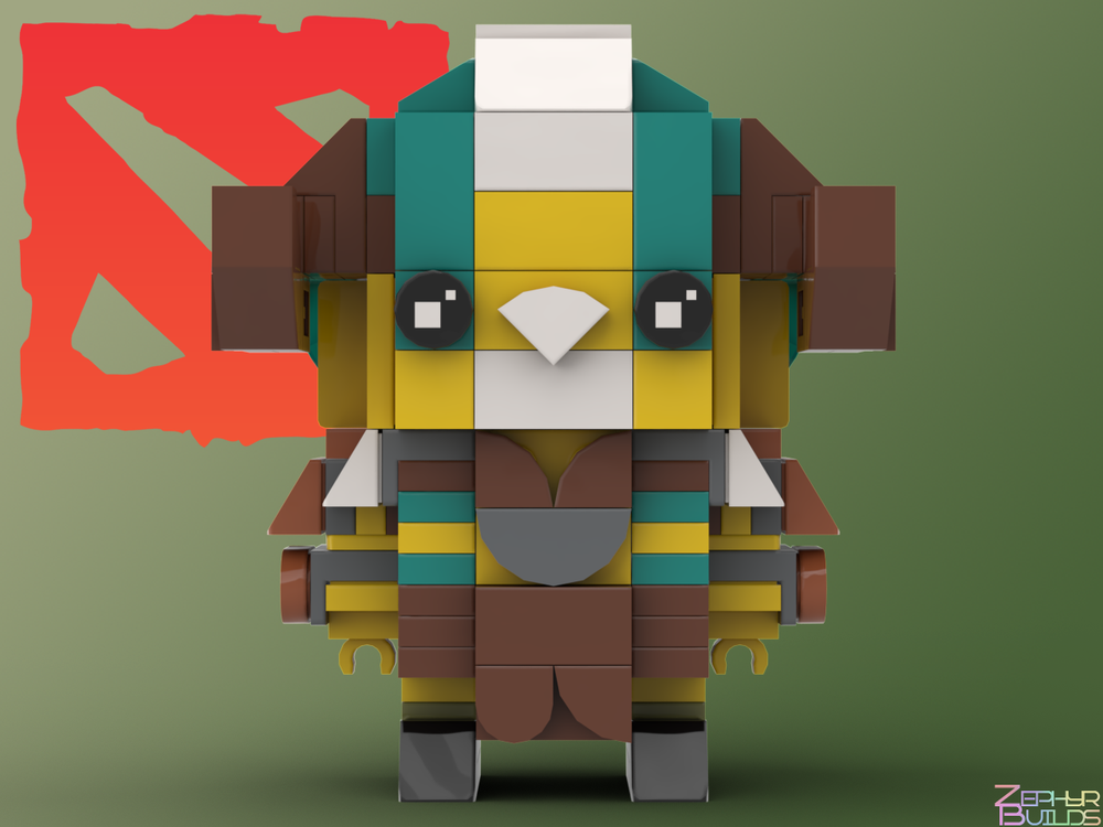 MOC DOTA 2 Character Brick Sets with Instructions Brickheadz
