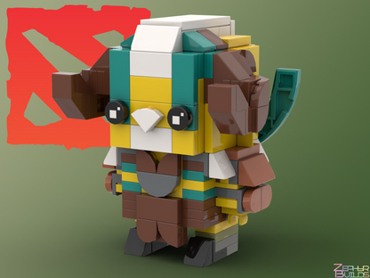 MOC DOTA 2 Character Brick Sets with Instructions Brickheadz
