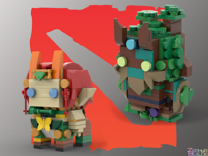 MOC DOTA 2 Character Brick Sets with Instructions Brickheadz