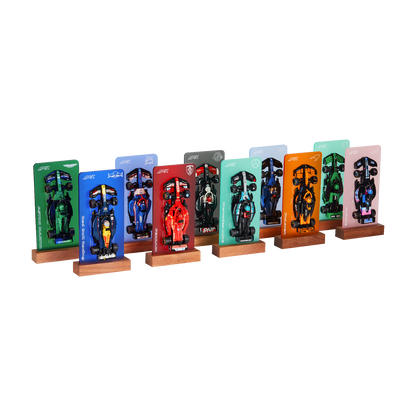 FantasMall Desk Gallery Vertical Display Stand for LEGO Speed Champions F1 Cars