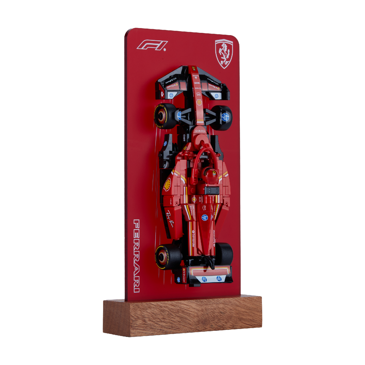 FantasMall Desk Gallery Vertical Display Stand for LEGO Speed Champions F1 Cars