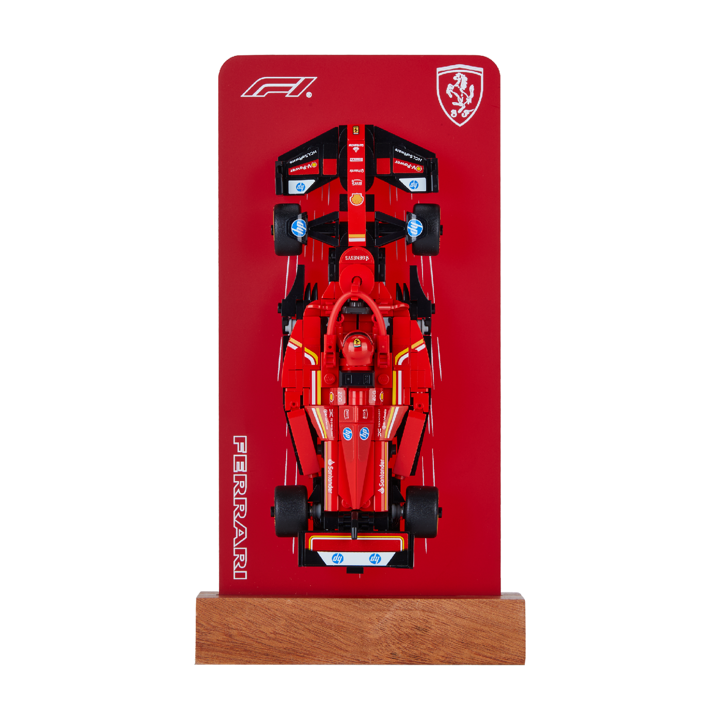 FantasMall Desk Gallery Vertical Display Stand for LEGO Speed Champions F1 Cars