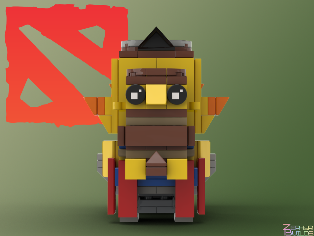 MOC DOTA 2 Character Brick Sets with Instructions Brickheadz