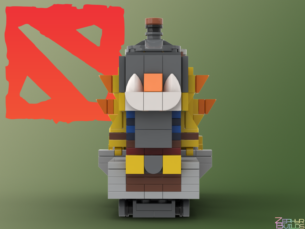 MOC DOTA 2 Character Brick Sets with Instructions Brickheadz