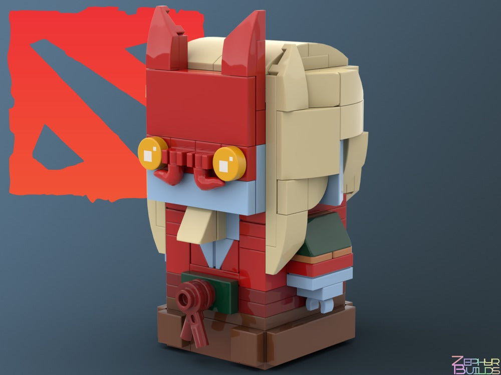 MOC DOTA 2 Character Brick Sets with Instructions Brickheadz