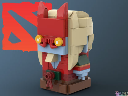 MOC DOTA 2 Character Brick Sets with Instructions Brickheadz
