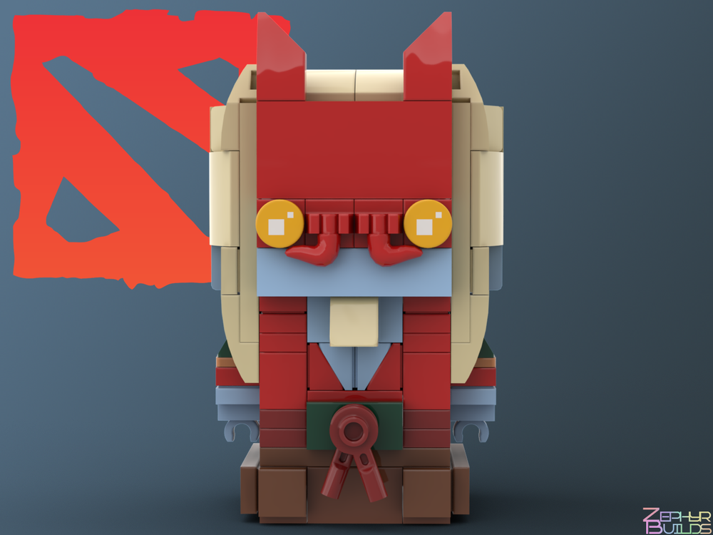 MOC DOTA 2 Character Brick Sets with Instructions Brickheadz