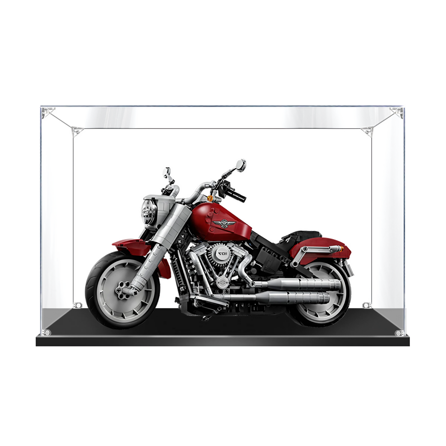 Acrylic Display Case for LEGO® Harley-Davidson® Fat Boy® 10269