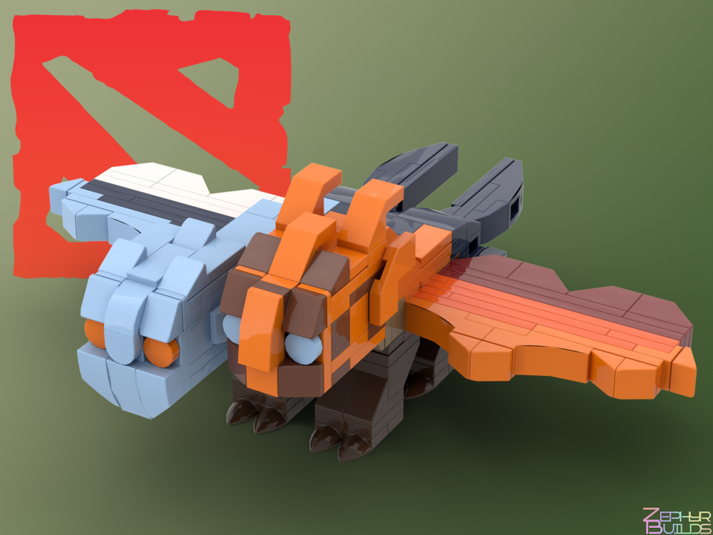 MOC DOTA 2 Character Brick Sets with Instructions Brickheadz