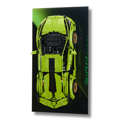 Acrylic Slim Wall Mount Display for LEGO® Technic™ Lamborghini Sian FKP 37 42115