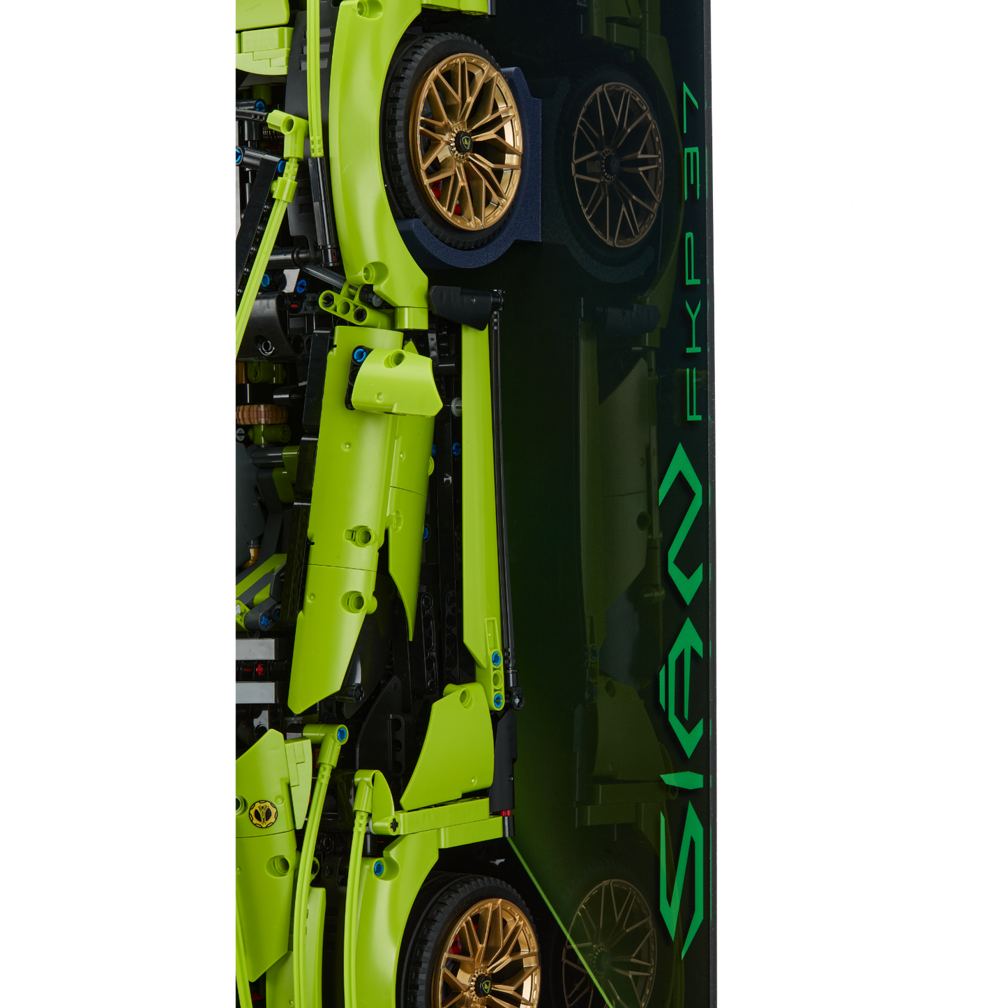 Acrylic Slim Wall Mount Display for LEGO® Technic™ Lamborghini Sian FKP 37 42115