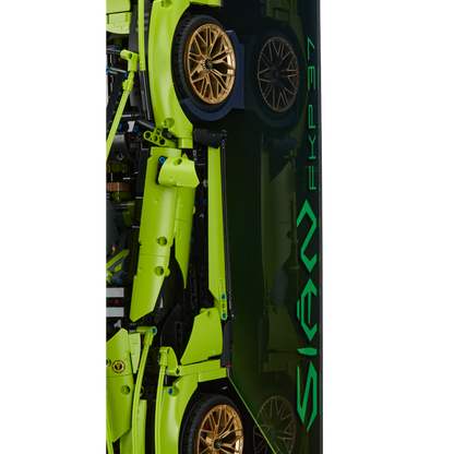 Acrylic Slim Wall Mount Display for LEGO® Technic™ Lamborghini Sian FKP 37 42115