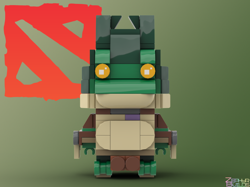 MOC DOTA 2 Character Brick Sets with Instructions Brickheadz