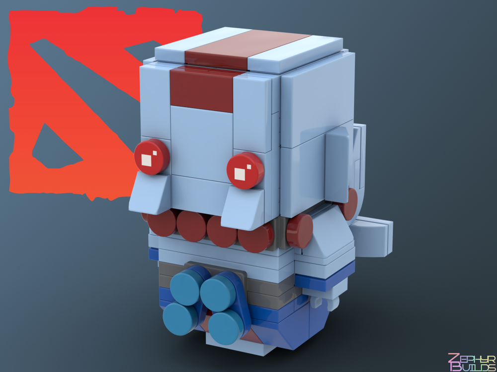 MOC DOTA 2 Character Brick Sets with Instructions Brickheadz
