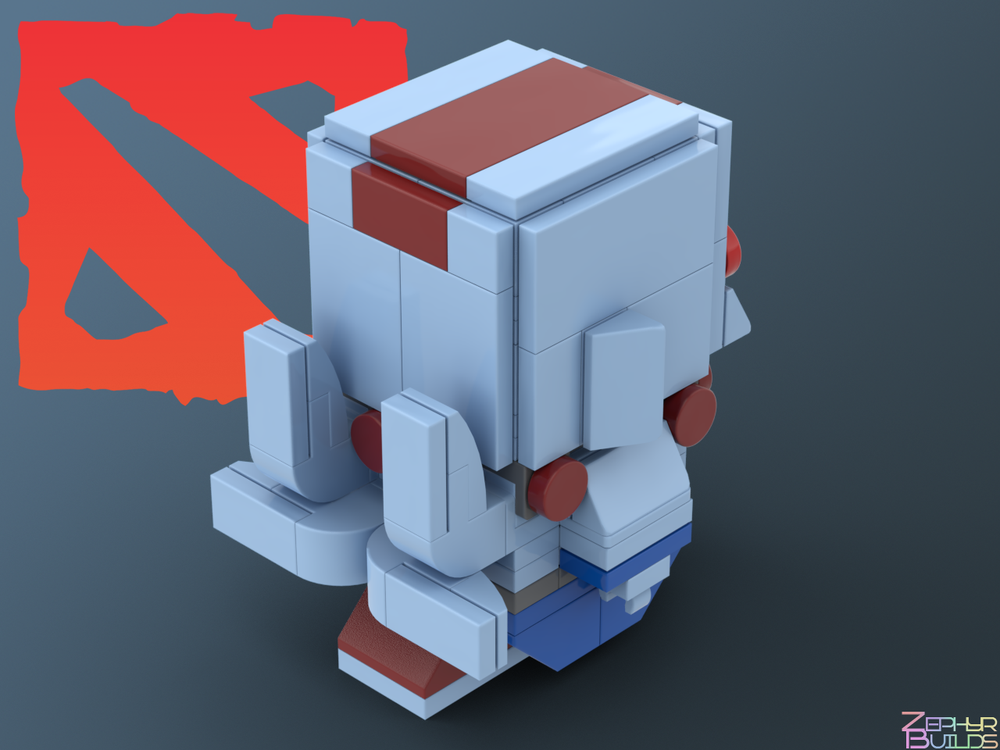 MOC DOTA 2 Character Brick Sets with Instructions Brickheadz