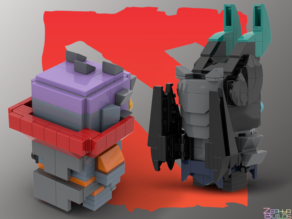 MOC DOTA 2 Character Brick Sets with Instructions Brickheadz