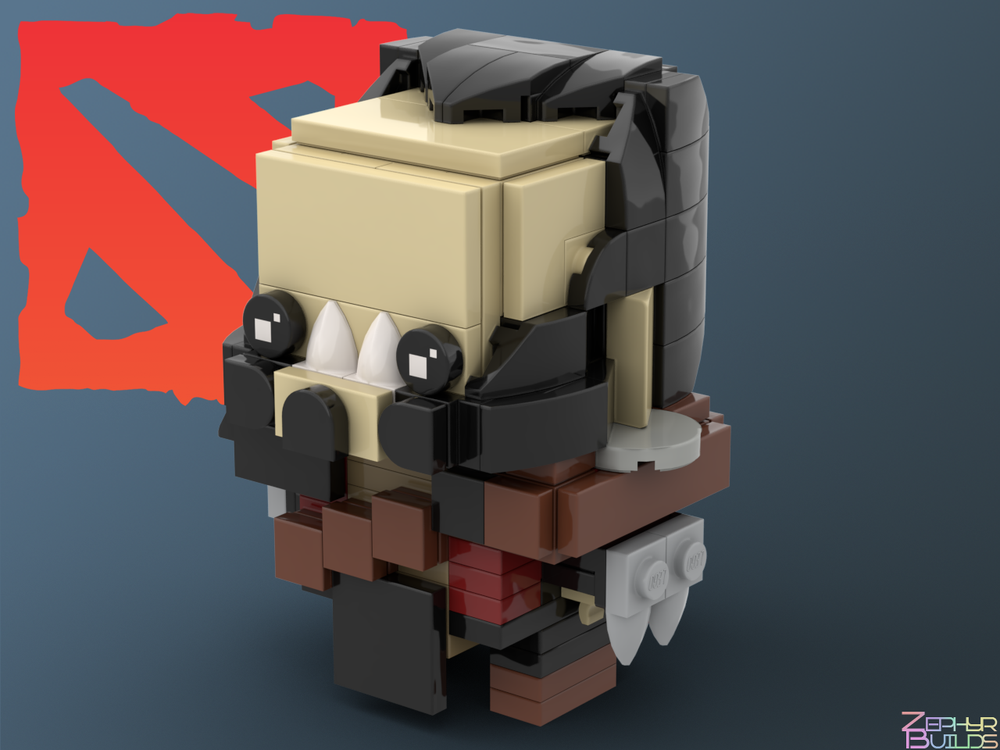 MOC DOTA 2 Character Brick Sets with Instructions Brickheadz