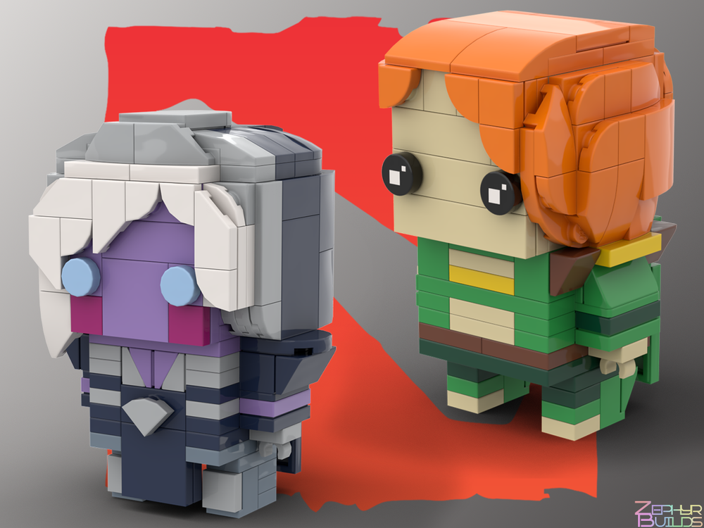MOC DOTA 2 Character Brick Sets with Instructions Brickheadz